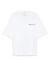 Alexander Mcqueen White Oversized T-shirt With Logo In White