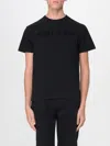 Alexander Mcqueen Crew Neck Short Sleeve Fitted T-shirt In Black