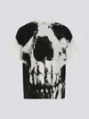 Alexander Mcqueen Skull Crew Neck T-shirt In White