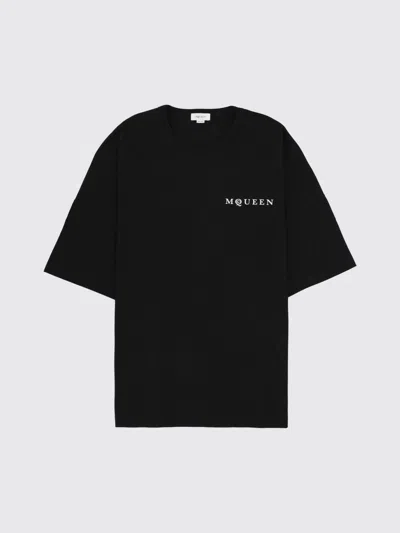 Alexander Mcqueen Exploded Logo Over Fit T Shirt In Animal Print