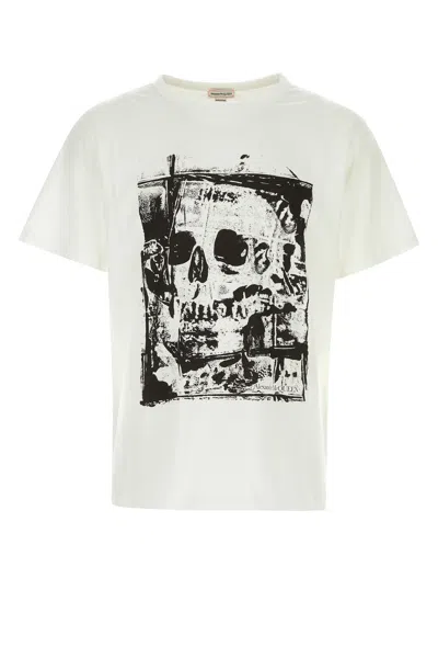 Alexander Mcqueen T-shirt-l Nd  Male In White