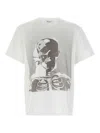 Alexander Mcqueen Skeleton Printed T-shirt In Gray