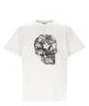 Alexander Mcqueen Mcqueen Men Printed T-shirt In White