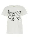 Alexander Mcqueen Alexander Mc Queen Logo Print T Shirt In White