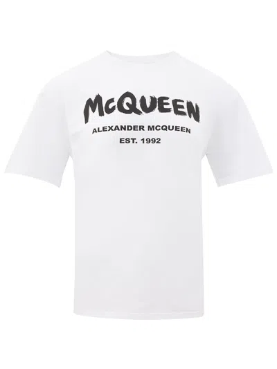 ALEXANDER MCQUEEN T-SHIRT WHITE MCQUEEN