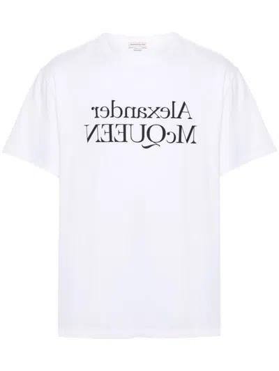 ALEXANDER MCQUEEN ALEXANDER MCQUEEN T SHIRT WITH LOGO