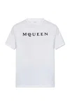 Alexander Mcqueen Logo Cotton T-shirt