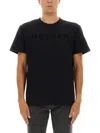 Alexander Mcqueen Alexander Mc Queen T Shirt With Logo In Black