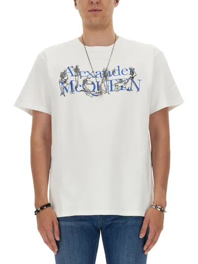 ALEXANDER MCQUEEN T-SHIRT WITH LOGO
