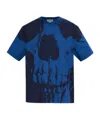 Alexander Mcqueen T-shirt With Print In Blue
