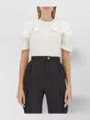 Alexander Mcqueen Alexander Mc Queen T Shirt With Ruffles