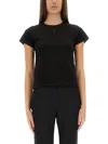 Alexander Mcqueen Women's Cotton T-shirt In Black