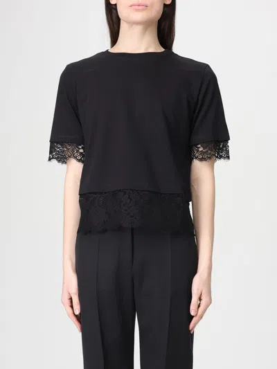 Alexander Mcqueen T-shirt Mcqueen Damen Farbe Schwarz In Black