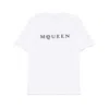 Alexander Mcqueen Logo Cotton T-shirt In White