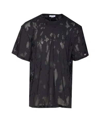 Alexander Mcqueen Devore Logo T-shirt