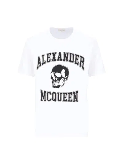 Alexander Mcqueen T-shirts And Polos In White