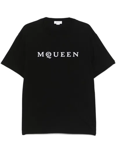 Alexander Mcqueen T-shirts And Polos In Black