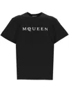 Alexander Mcqueen Logo Print Crewneck T-shirt