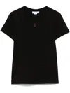 Alexander Mcqueen Women's Cotton T-shirt In Black