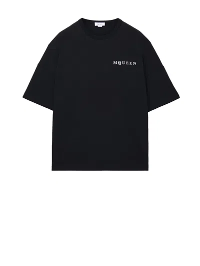 ALEXANDER MCQUEEN ALEXANDER MCQUEEN T-SHIRTS AND POLOS BLACK