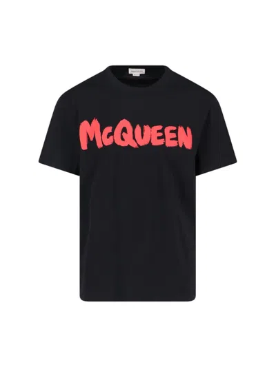 Alexander Mcqueen T-shirts And Polos In Black
