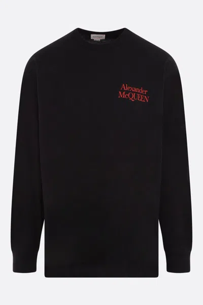 Alexander Mcqueen T-shirts And Polos In Black+red