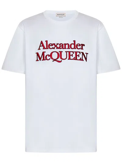 ALEXANDER MCQUEEN ALEXANDER MCQUEEN COTTON LOGO T-SHIRT