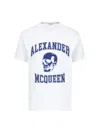 Alexander Mcqueen T-shirt Varsity In White