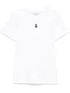 Alexander Mcqueen Cut And Sew T-shirt In White