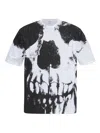 Alexander Mcqueen Skull Crew Neck T-shirt In White