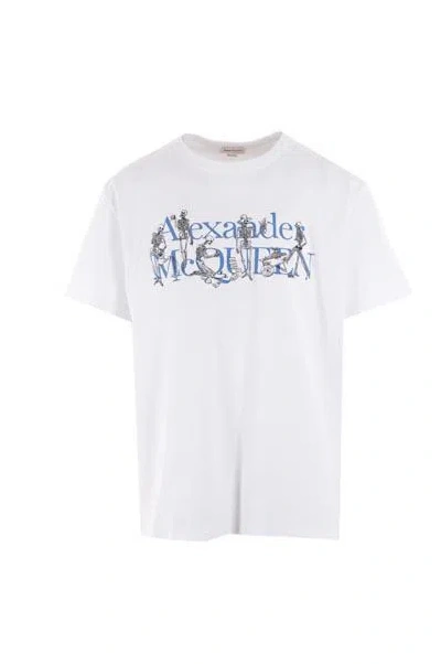 Alexander Mcqueen T-shirts And Polos In White+mix