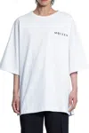 Alexander Mcqueen White Oversized T-shirt With Logo In White