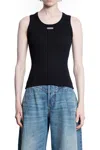 Alexander Mcqueen T-shirts & Tank Tops In Black
