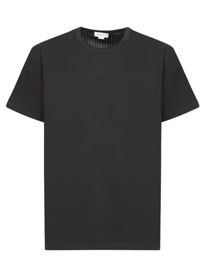 Alexander Mcqueen T-shirts In Black