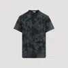 Alexander Mcqueen Skull Embroidered Tie-dye T-shirt