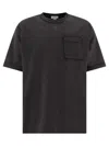 Alexander Mcqueen Black T-shirt With Subtle Tonal Emblem In Black