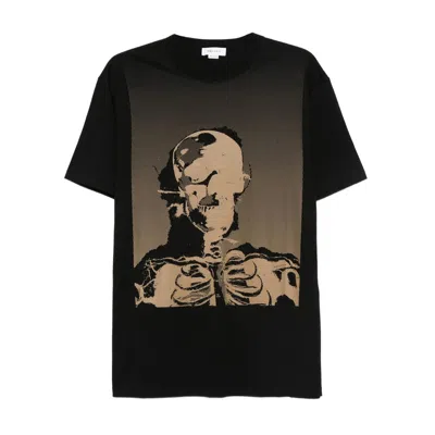 Alexander Mcqueen Skeleton T-shirt In Black