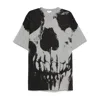 Alexander Mcqueen Skull T-shirt In Gray