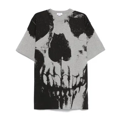 Alexander Mcqueen T Shirts Gray