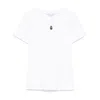 Alexander Mcqueen Monogram Crewneck T-shirt In Multicolor