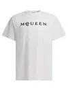 Alexander Mcqueen Logo Cotton T-shirt In White