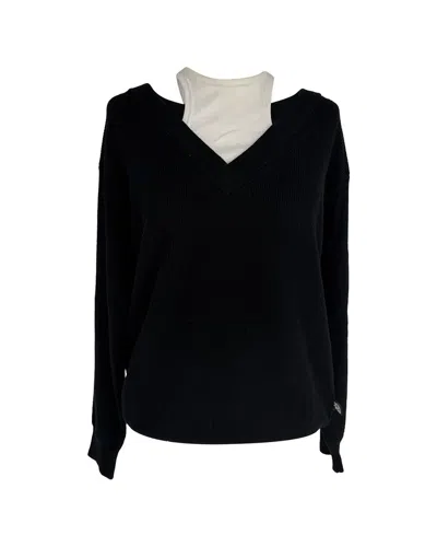 Pre-owned Alexander Mcqueen T V-neck Sweater, Size Int S (authentic Pre-loved)