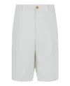 Alexander Mcqueen Tailored Baggy Shorts In White
