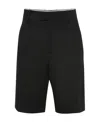 Alexander Mcqueen Tailored Bermuda Shorts In Black