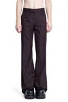 Alexander Mcqueen Man Multicolor Trousers In Black