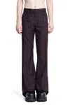 Alexander Mcqueen Man Multicolor Trousers In Black