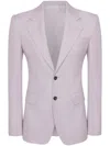 Alexander Mcqueen Wool Serge Single-breasted Jacket In Pink