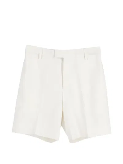 Pre-owned Alexander Mcqueen Tailored Cotton Shorts In White