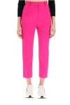 Alexander Mcqueen Tailored Cropped Trousers In Pink