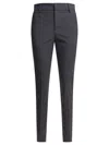 Alexander Mcqueen Trousers Back Pockets Belt Loops Front Pleats In Gray